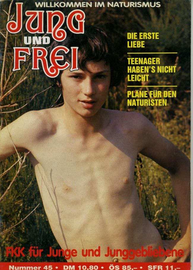 Jung und Frei Nr.45 - retro magazine naturism young boys photo