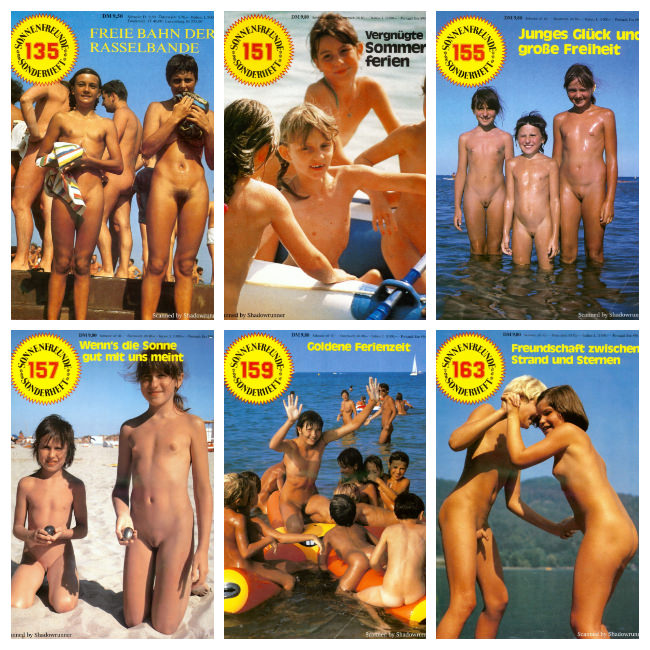 Sonnenfreunde Sonderheft Nr.135-163 Germany retro nudism journal