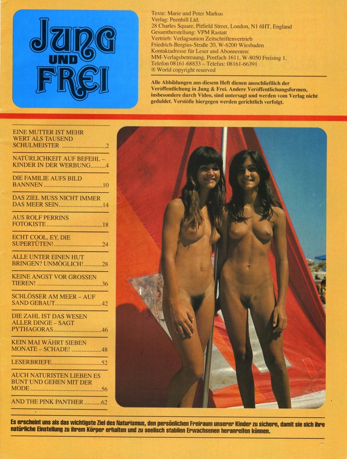 Jung und Frei Nr.72 - history naturism in Europe magazine